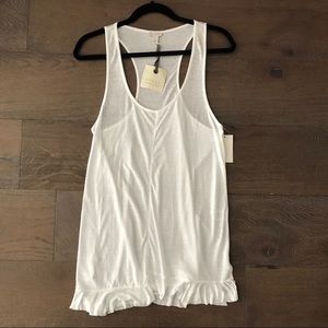 Hinge Ruffle Hem Tank